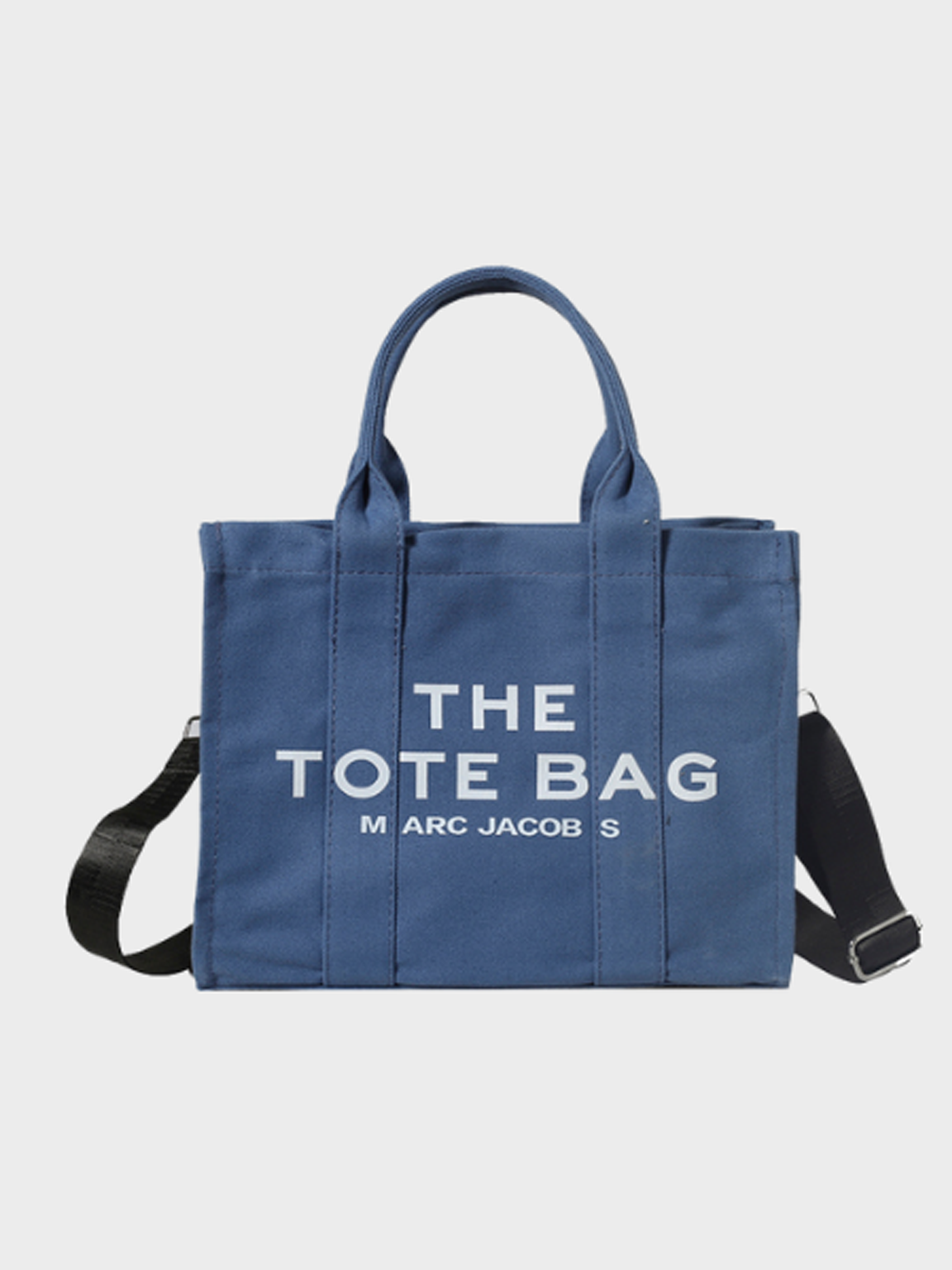 Light Blue Canvas Tote Bag