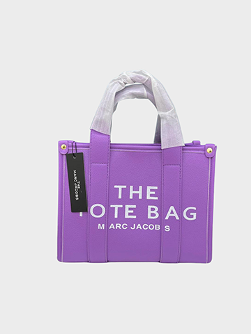 Marc Jacobs The Leather Tote Bag Purple