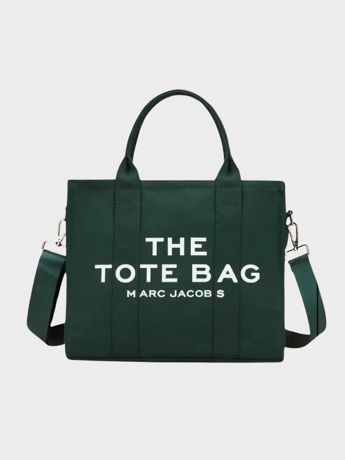 Dark green tote bag sale