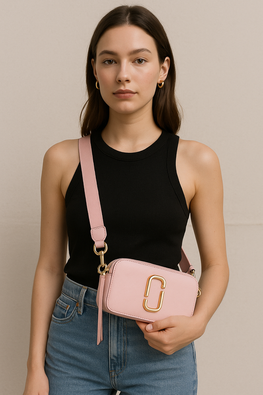 Why Every Woman Needs a Light Pink Snapshot Bag in Her Wardrobe