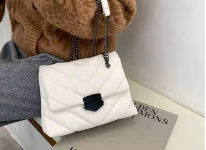 White Shoulder Tote Bag