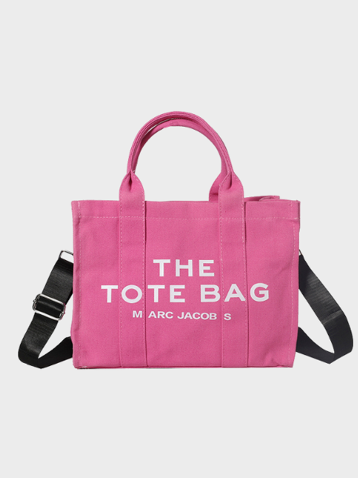 Pink Cream Canvas Tote Bag