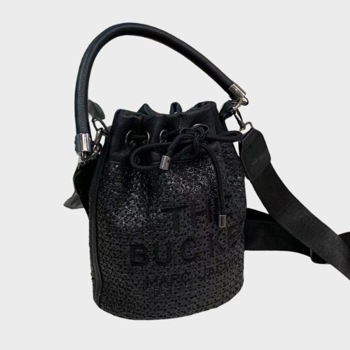 Black Bucket Bag