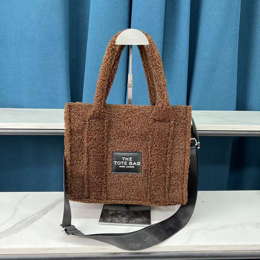 Brown Teddy Tote Bag