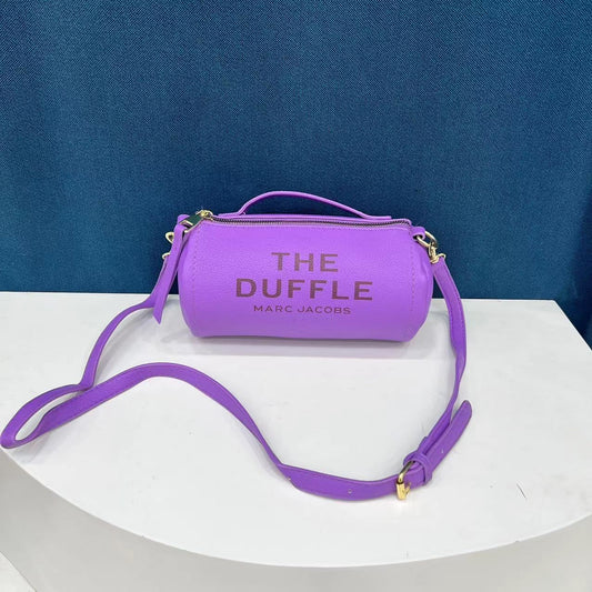 Purple Duffle Tote Bag