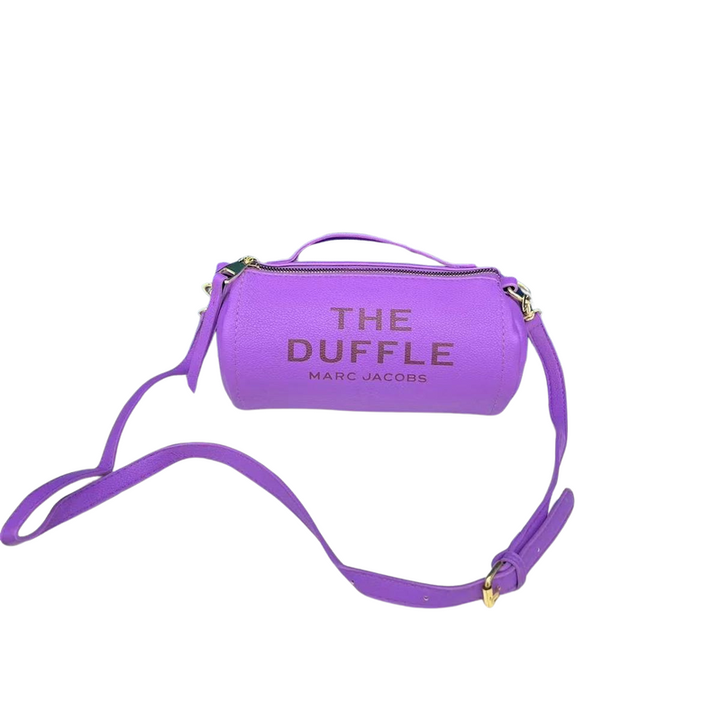 Purple Duffle Tote Bag