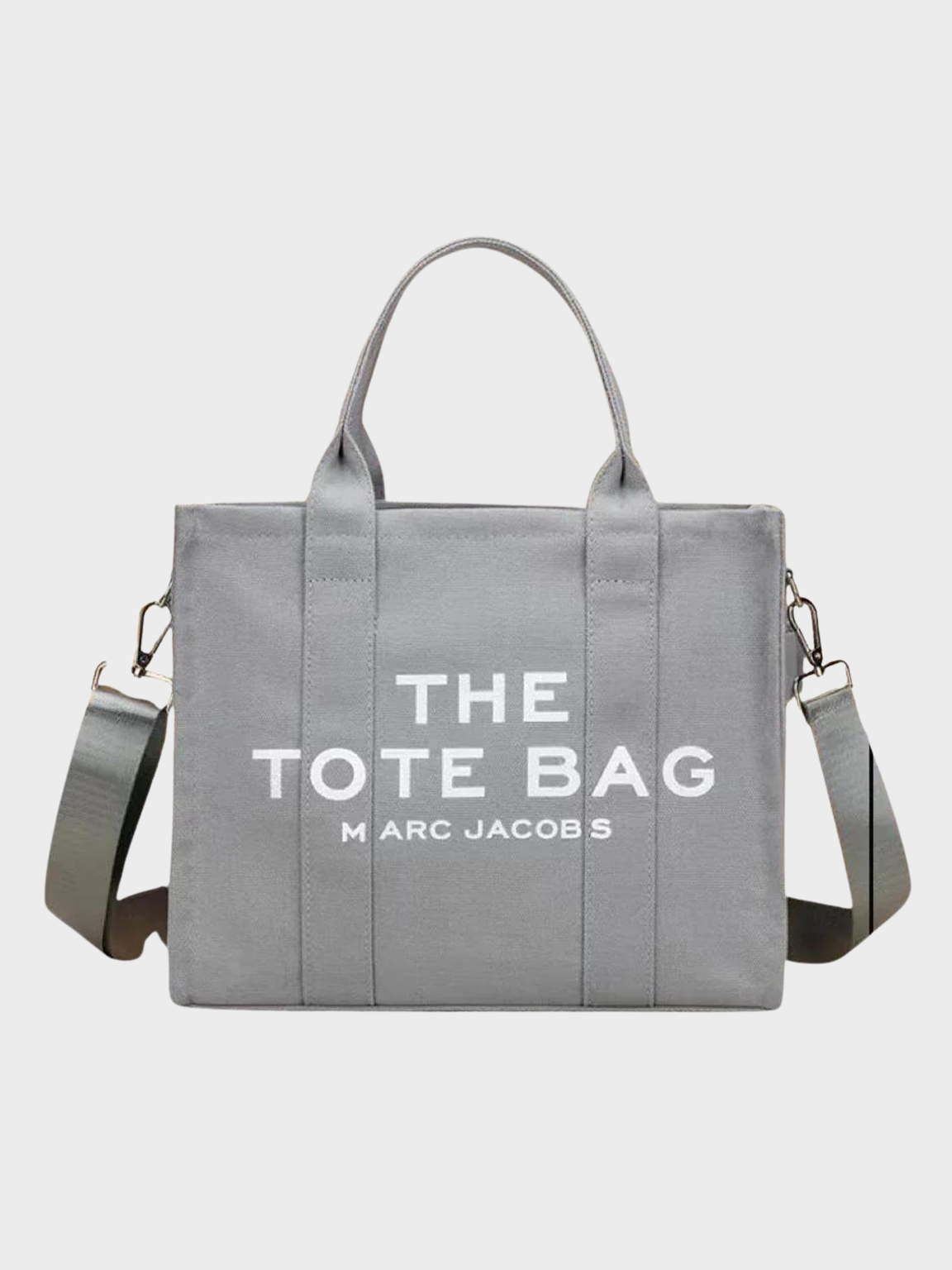 Grey Canvas Tote Bag