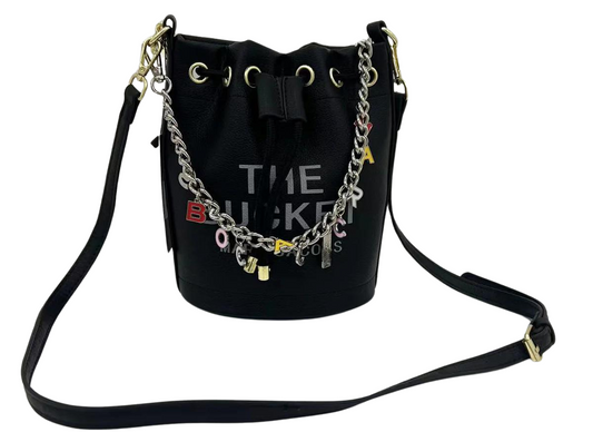 Black Bucket Bag