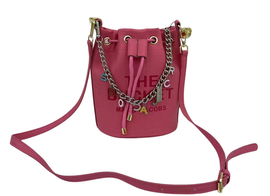 Dark Pink Bucket Bag