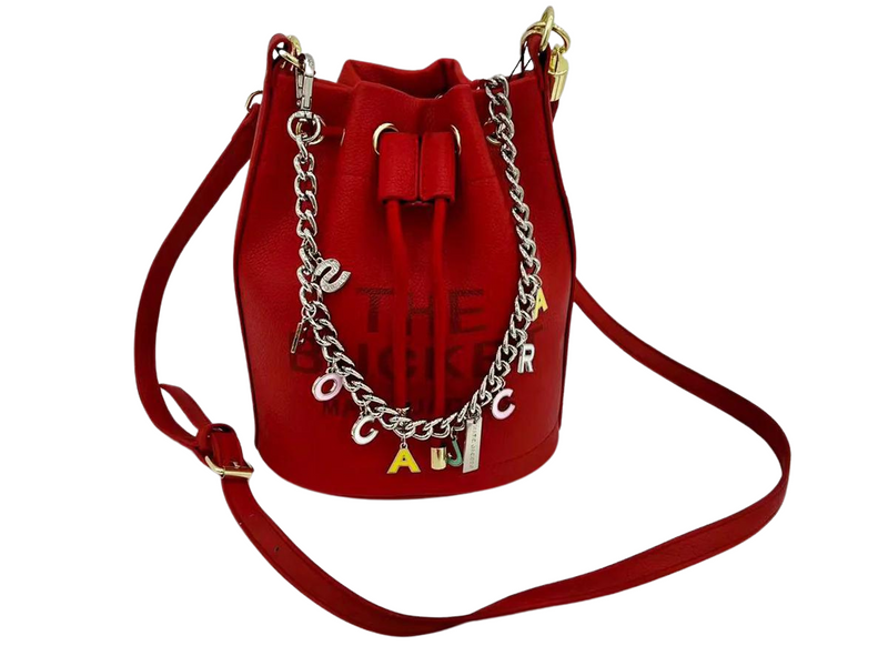 Red Bucket Bag