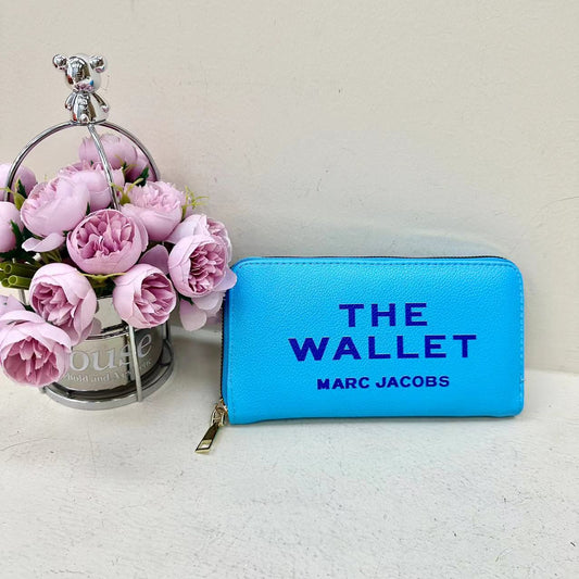 Marc Jacobs Blue Leather Wallet